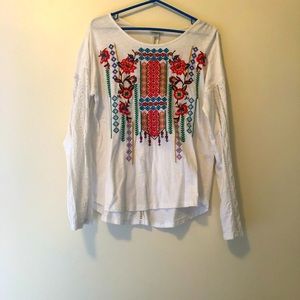 Sundance embroidered top